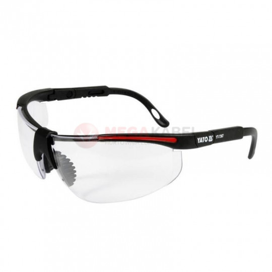 Safety glasses clear frames YT-7363 YATO