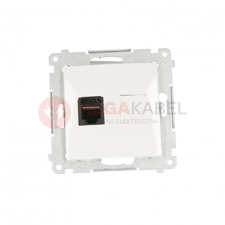 Simon54 Single RJ12 telephone socket DT1.01/11 white