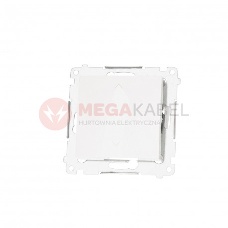 Simon54 Single three-position (1-0-2) blind switch DZW1K.01/11 white