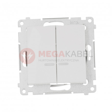 Simon54 Chandelier switch with LED illumination DW5BL.01/11 white