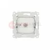 Simon54 F-type antenna single socket DASF1.01/11 white