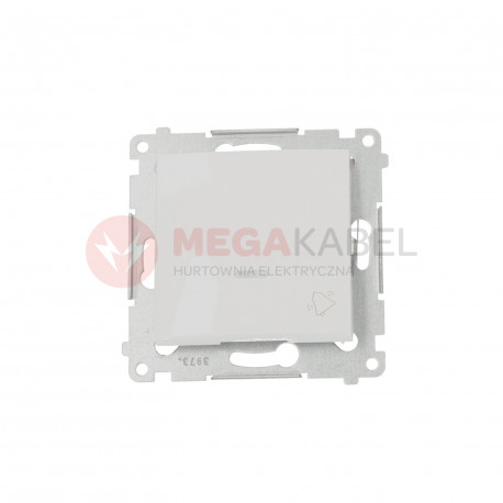 Simon54 "bell" pushbutton with LED backlight DD1L.01/11 white