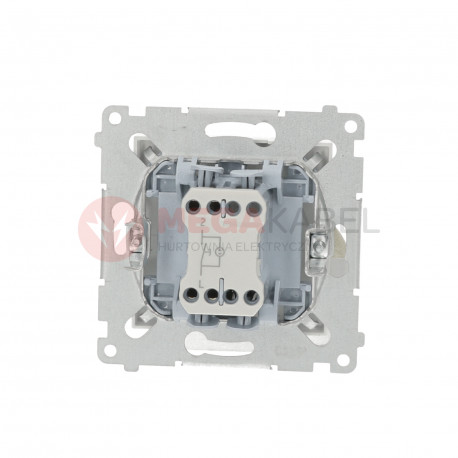 Simon54 Przycisk "dzwonek" z podświetleniem LED DD1L.01/11 biały