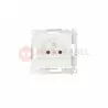 Simon54 Single grounded plug socket DGZ1Z.01/11 white