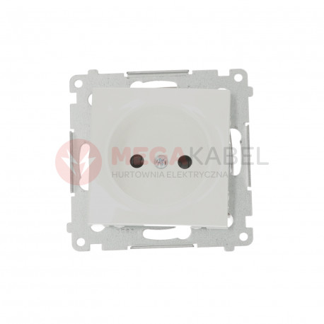 Simon54 Gniazdo wtyczkowe podjedyncze DG1Z.01/11 biały