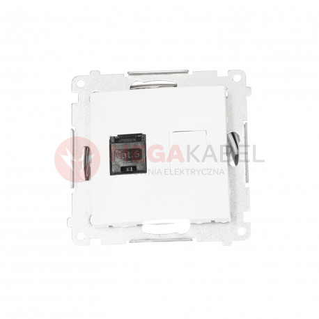 Simon54 Single RJ45 computer socket category 6 D61.01/11 white