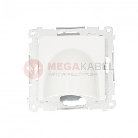 Simon54 Cable outlet DPK1.01/11 white