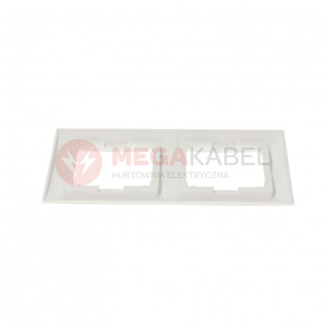 Simon54 2gang frame DR2/11 white