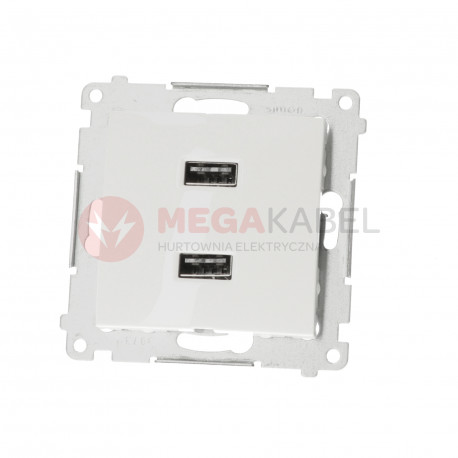 Simon54 Ładowarka USBx2 DC5V DC2USB.01/11 biały  SIMON