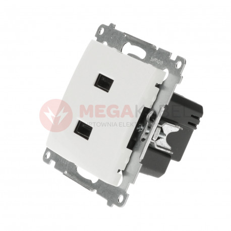 Simon54 USB chargerx2 DC5V DC2USB.01/11 white SIMON