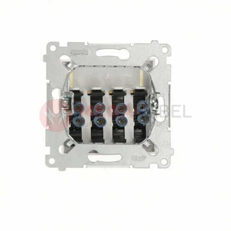 Simon54 4 way speaker socket DGL34.01/11 white SIMON