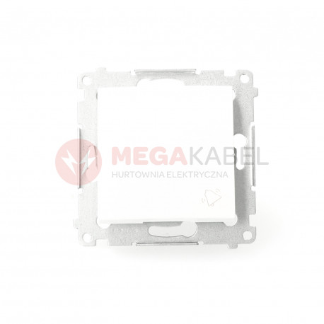 Simon54 Przycisk "dzwonek" DD1.01/11 biały