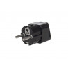 UK socket to EU plug adapter MCE155 black 046974
