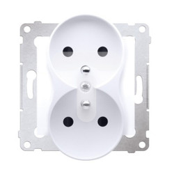 Simon54 Nature Socket-2 DGZ2MZN.01/11 white