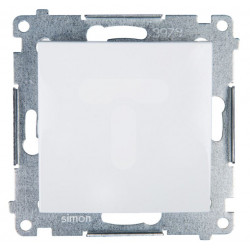 Simon54 One-way switch. DW1.01/11 white