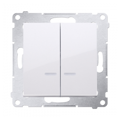 Simon54 Chandelier switch with LED illumination DW5BL.01/11 white