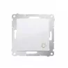 Simon54 &#34;bell&#34; pushbutton DD1.01/11 white