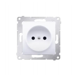 Simon54 Sub-single plug socket DG1Z.01/11 white