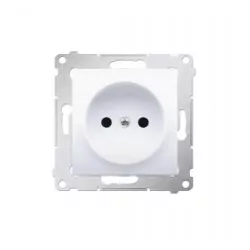 Simon54 Sub-single plug socket DG1Z.01/11 white