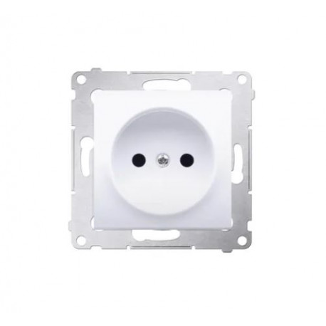 Simon54 Sub-single plug socket DG1Z.01/11 white