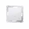 Simon54 Staircase switch with LED illumination DW6L.01/11 white