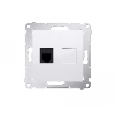 Simon54 Single RJ12 telephone socket DT1.01/11 white