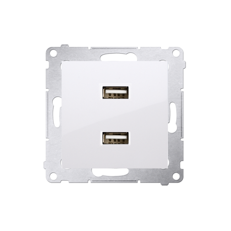 Simon54 USB chargerx2 DC5V DC2USB.01/11 white SIMON