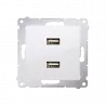 Simon54 Ładowarka USBx2 DC5V DC2USB.01/11 biały  SIMON