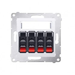 Simon54 4 way speaker socket DGL34.01/11 white SIMON