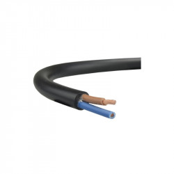 OMY round cable 2x0,75 black