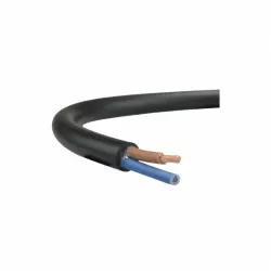 OMY round cable 2x0,75 black