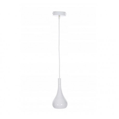 CORRADO D chandelier pendant single metal white E27 40W
