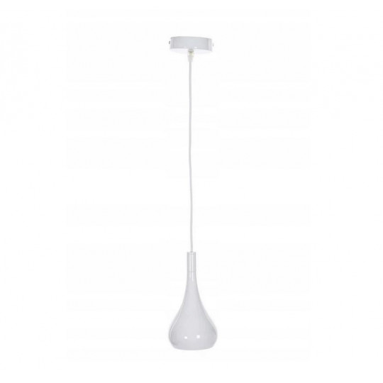 CORRADO D chandelier single pendant metal white E27 40W VITALUX