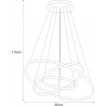 K-8153 DIEGO GOLD LED 113W pendant lamp Kaja