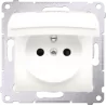 Simon54 hermetic socket with grounding and flap full DGZ1BZ.01/41 beige