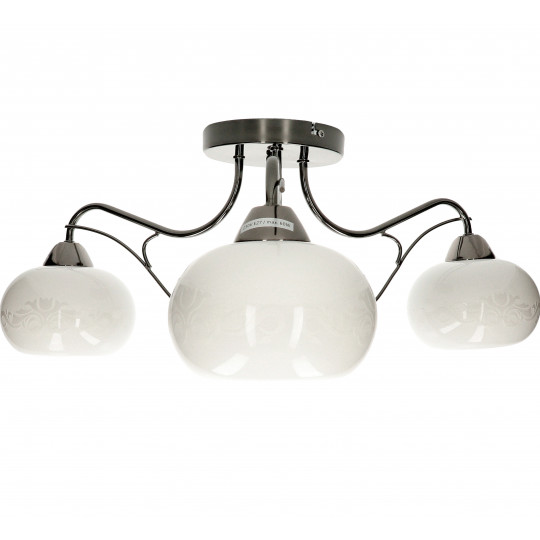 ZAFIRA-3 chrome 3xE27 ceiling lamp Vitalux