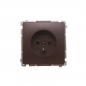 Simon Basic single socket z/u BMGZ1.01/47 brown