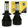 H7 S4 COB 80W 16000 lm 6000K INTERLOOK LED bulb set.