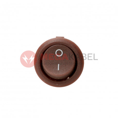 Rocker switch W1.11 brown C.E. 37049