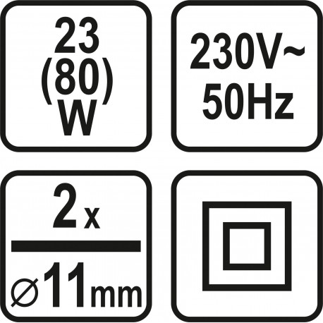 Pistolet do klejenia 11mm 80W 73057 STHOR