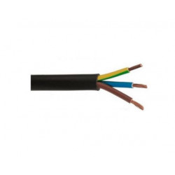 OMY 3x0.75 black PVC cable