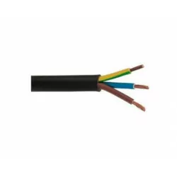 OMY 3x0.75 black PVC cable