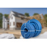 Corrugated pipe arota 50/40 FI 50 blue 1 meter TTPLAST