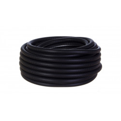 Rura karbowana odporna na UV 40/32/UV czarna 50 metrów TTPLAST
