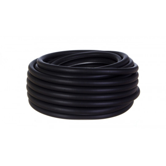 UV-resistant corrugated pipe 16/12/UV black 50 meters TTPLAST