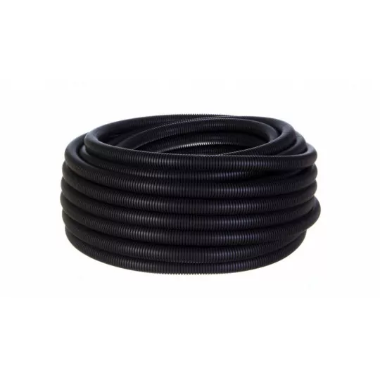 Corrugated pipe 28/23/320N with pilot grey 1 meter TT-PLAST