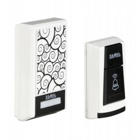 Dzwonek bezprzewodowy bateryjny TANGO ST-910 W/B Zamel