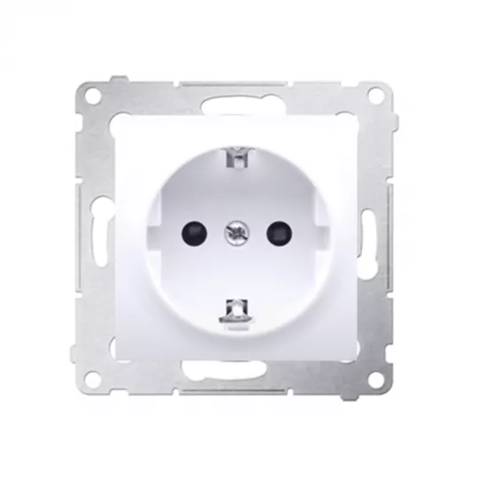 Simon54 Socket z/u schuko duel DGSz1Z.01/11 white Simon54 Socket z/u schuko duel DGSz1Z.01/11 white