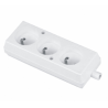 3GN 3x2P+Z socket outlet with grounding Orno