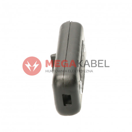 Przełącznik przelotowy czarny 2A 250V PRK0069